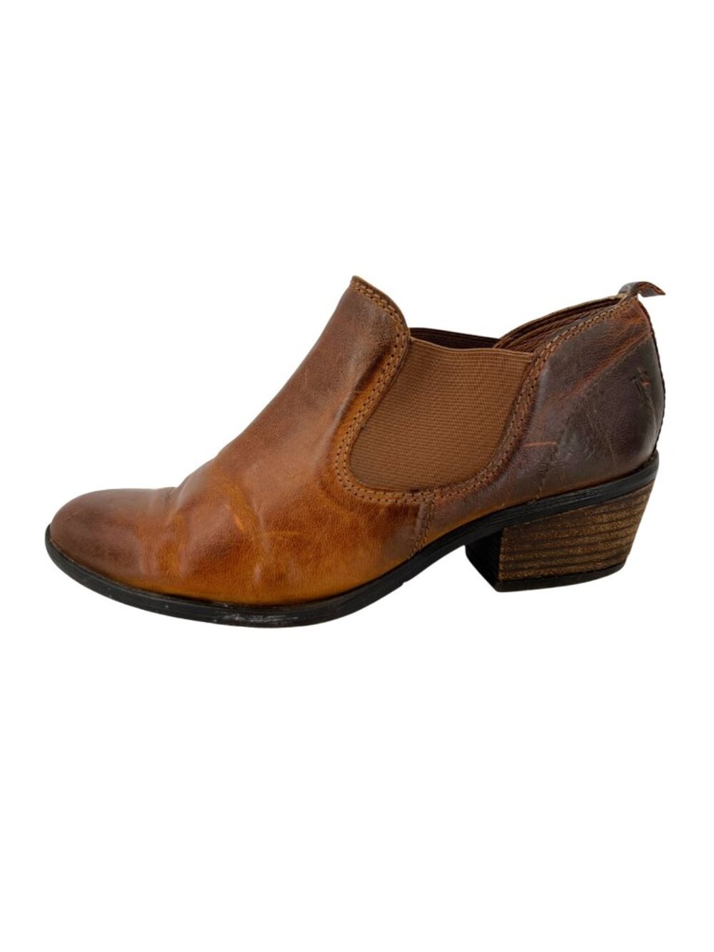 Josef Seibel Brown Leather Chelsea Ankle Boots Earthy Rugged Size 37 US 6-6.5
